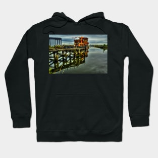 The River Tees At Middlesbrough Hoodie